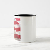 スターはっきりしたズとストライプ – 統一された州フラッグアート ツートーンマグカップ (中央)