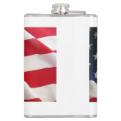 スターはっきりしたズとストライプ – 統一された州フラッグアート フラスク (裏面)