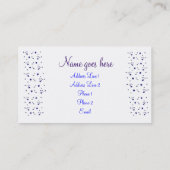 スターはプロフ生まれァイルカード 名刺 (裏面)