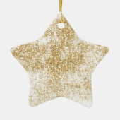 スターは生まれベビーの第1クリスマス セラミックオーナメント (裏面)