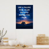 スターやる気を起こさせる引用文ポスター ポスター (キッチン)