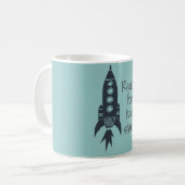 スターを目指して 宇宙船 コーヒーマグカップ (正面左)