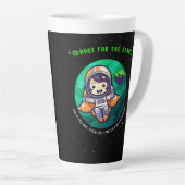 スターを目指せ、宇宙飛行士 カフェラテマグ (右アングル)