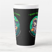 スターを目指せ、宇宙飛行士 カフェラテマグ (正面)