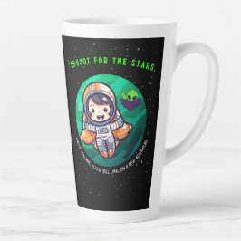 スターを目指せ、宇宙飛行士 カフェラテマグ