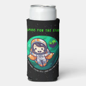 スターを目指せ、宇宙飛行士 スリム缶クーラー (Seltzer正面)