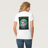 スターを目指せ、宇宙飛行士 Tシャツ (裏面フル)