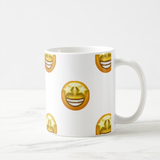 スターアイズ絵文字 コーヒーマグカップ (右)