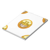 スターアイズ絵文字 ノートパッド (回転)