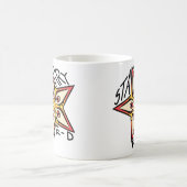 スターアイピンクイエローレッド コーヒーマグカップ (中央)