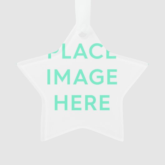 スターアクリルオーナメント オーナメント (正面)