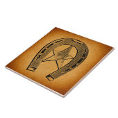 スターアンティーク馬蹄付き洋馬蹄形 タイル (側面)