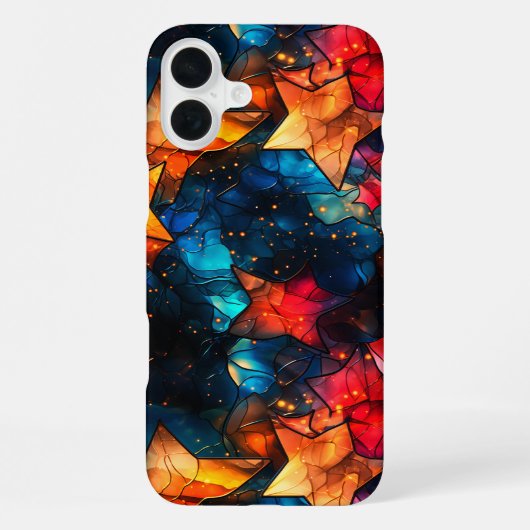 スターアートパターン iPhoneケース (裏面)