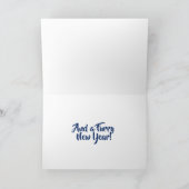 スターアートリーナイトスタイルキャットアートミョイクリスマス シーズンカード (内部)