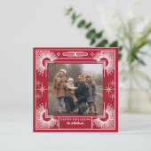 スターアールデコフォトハッピーホリデーレッド シーズンカード (スタンド正面)