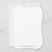 スターイヤー 編集可能 カラー 卒業おめでとう 招待状 (裏面)