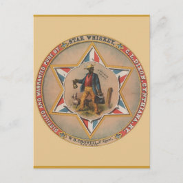 スターウィスキー 蒸留・保証付 純粋 ポストカード