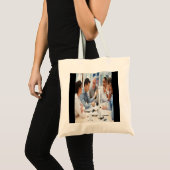 スターウォーズThe Mandalorian Grogu TrickまたはTreat Hal トートバッグ (正面(商品))