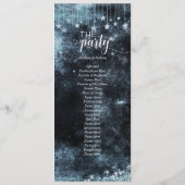 スターウォーターの色の天体結婚式 プログラム (裏面)