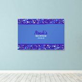 スターウォールバーバルミツワーサインインボード キャンバスプリント (インサイチュ (ウッドフロア))