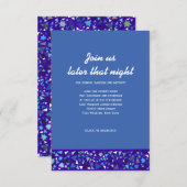 スターウォールバーバルミツワーパーティーカード 招待状 (正面/裏面)