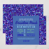 スターウォールバーバルミツワー招待状 招待状 (正面/裏面)