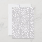 スターウォールユダヤ式ウェディングレセプションパーティーカード 招待状 (裏面)