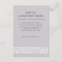 スターウォールユダヤ式ウェディングレセプションパーティーカード