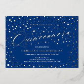 スターエレガントズキンセアニラ15thバースデーパーティー 箔招待状 (正面)