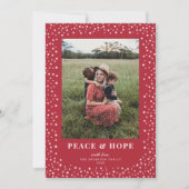 スターエレガントフレームフェスティバルレッドワンフォト シーズンカード (正面)