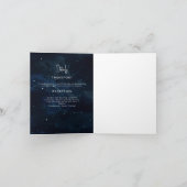 スターエレガントリーナイト結婚式招待状モダン 招待状 (内部)