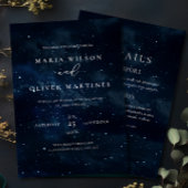 スターエレガントリーナイト結婚式招待状モダン 招待状