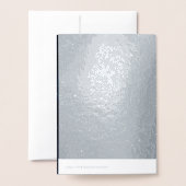 スターエレガントリーナイト結婚式招待状モダン 箔カード (裏面封筒付き)