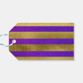 スターエレガントリーパープルウォーターカラーソーリー誕生日 ギフトタグ (裏面横)