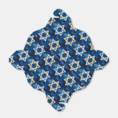 スターオブデイビッドウォーターカラーブルーカスタム フェイバーボックス (折り畳みなし)