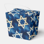 スターオブデイビッドウォーターカラーブルーカスタム フェイバーボックス (裏面サイド)