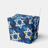 スターオブデイビッドウォーターカラーブルーカスタム フェイバーボックス (正面サイド)