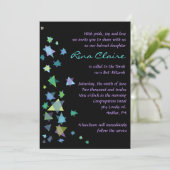 スターオブデイビッドバーバルミツワー招待状招待状 招待状 (スタンド正面)