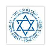 スターオブデイビッド差出人住所 セルフインキングスタンプ (デザイン)