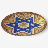 スターオブデイビッド紙プレート、9"ラウンド紙プレート ペーパープレート (アングル)