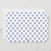 スターオブデイヴィッドシャインブライトハヌッカホリデーブルー シーズンカード (裏面)