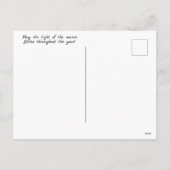 スターオブデイヴィッドハヌッカホリデーポストカード シーズンポストカード (裏面)