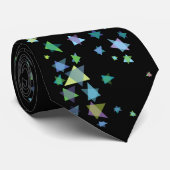 スターオブデイヴィッドブラックタイバー(ユダヤ教の)バル・ミツバーギフトユダヤ人 ネクタイ (ロール)