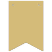 スターオブデービット | かわいいブルーと金ゴールドハッピーハヌカー バンティングフラッグ (第1の旗)