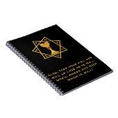 スターオブババロン金ゴールドロゴスパイラルバウンドノートブック ノートブック (右側)