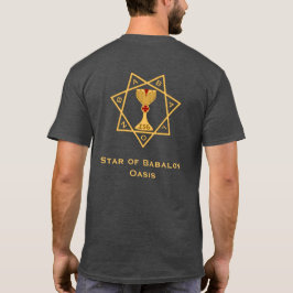 スターオブババロン金ゴールドロゴ2回Tシャツ Tシャツ