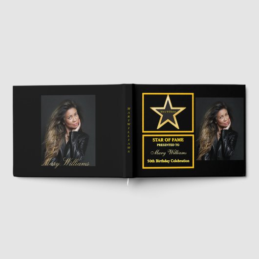スターオブフェイム誕生日 ゲストブック (全面)