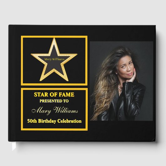 スターオブフェイム誕生日 ゲストブック (正面)