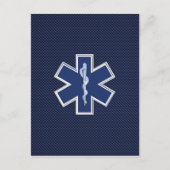 スターオブライフ救急医療隊員救急医療Sデコール ポストカード (正面)