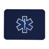 スターオブライフ救急医療隊員救急医療Sデコール マグネット (横)